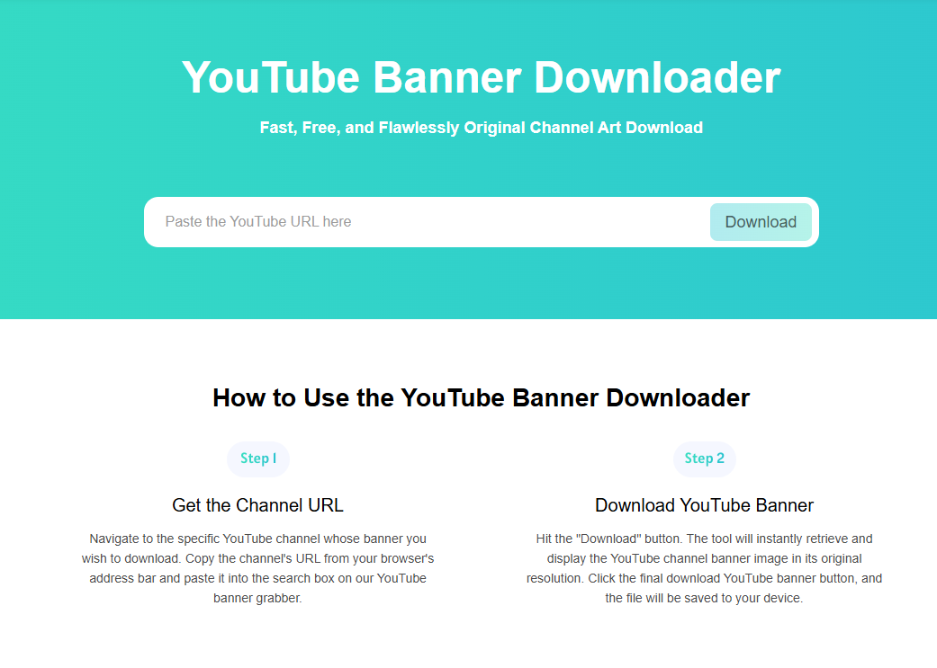 ytbdownload downloader di banner di YouTube