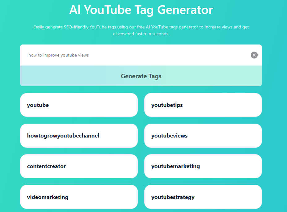 YTB AI YouTube Tag Generator
