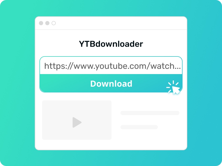 Paste the URL to Converter