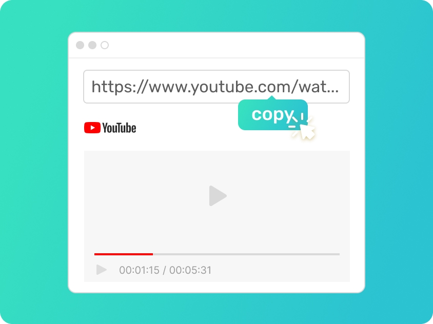 Copiar enlace de video