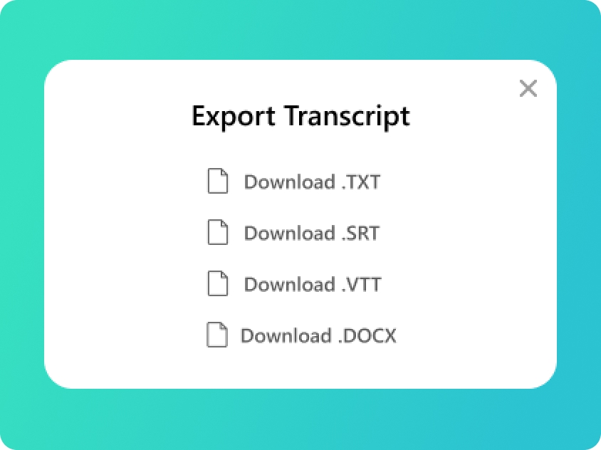 Konvertieren MP3 zu VTT